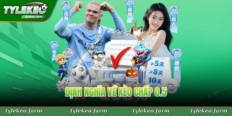 Định nghĩa về kèo chấp 0.5