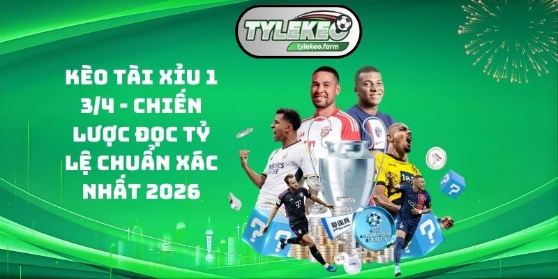 Kèo tài xỉu 1 3/4