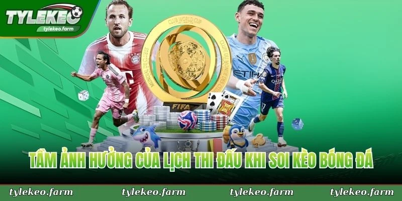 Tầm ảnh hưởng của lịch thi đấu khi soi kèo bóng đá