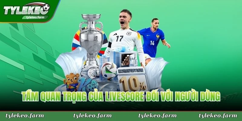 Tầm quan trọng của Livescore đối với người dùng